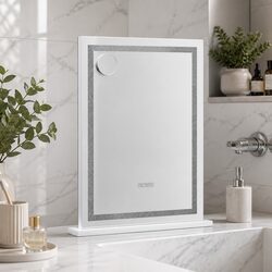 Makeup Mirror 58x80cm Hollywood Vanity LED Light Bluetooth Speaker Touch Control