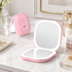 Compact LED Makeup Mirror with Specs You Can Count On