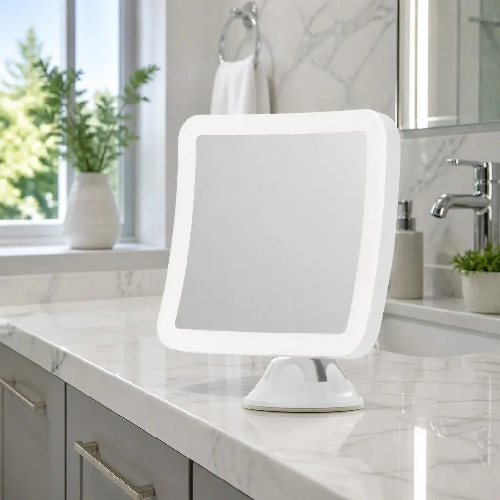10X Makeup Mirror with LED Light Strip