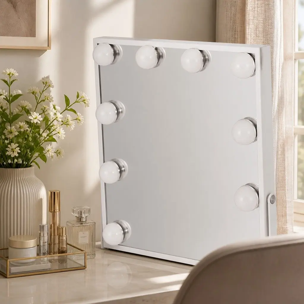 30x40cm Bluetooth Vanity Makeup Mirror with LED Lighting