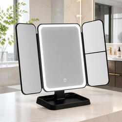 Specifications of Tri-fold LED Makeup Mirror with Touch Control