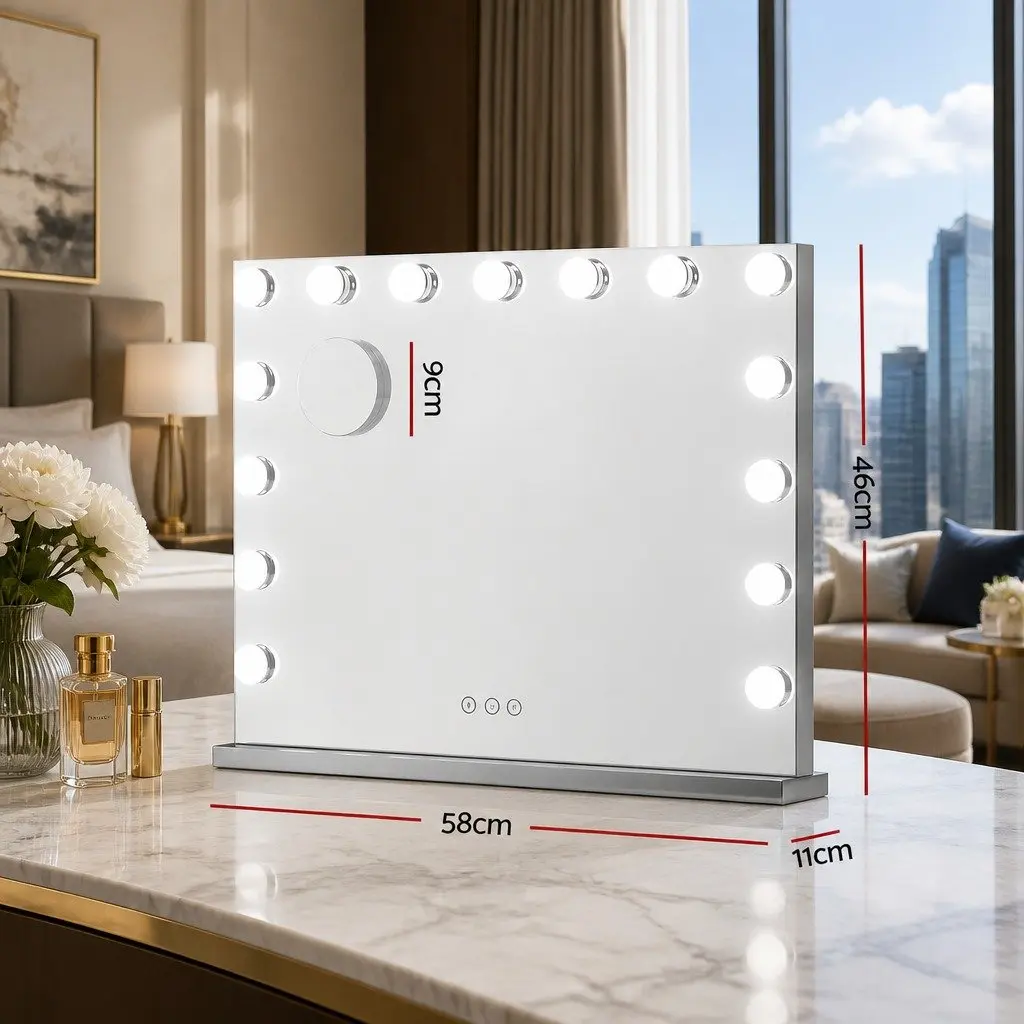58x46cm Professional Makeup Mirror with Touch Controls