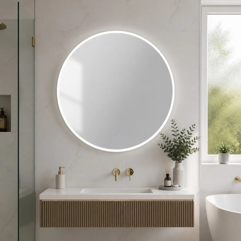 80cm Round LED Wall Mirror