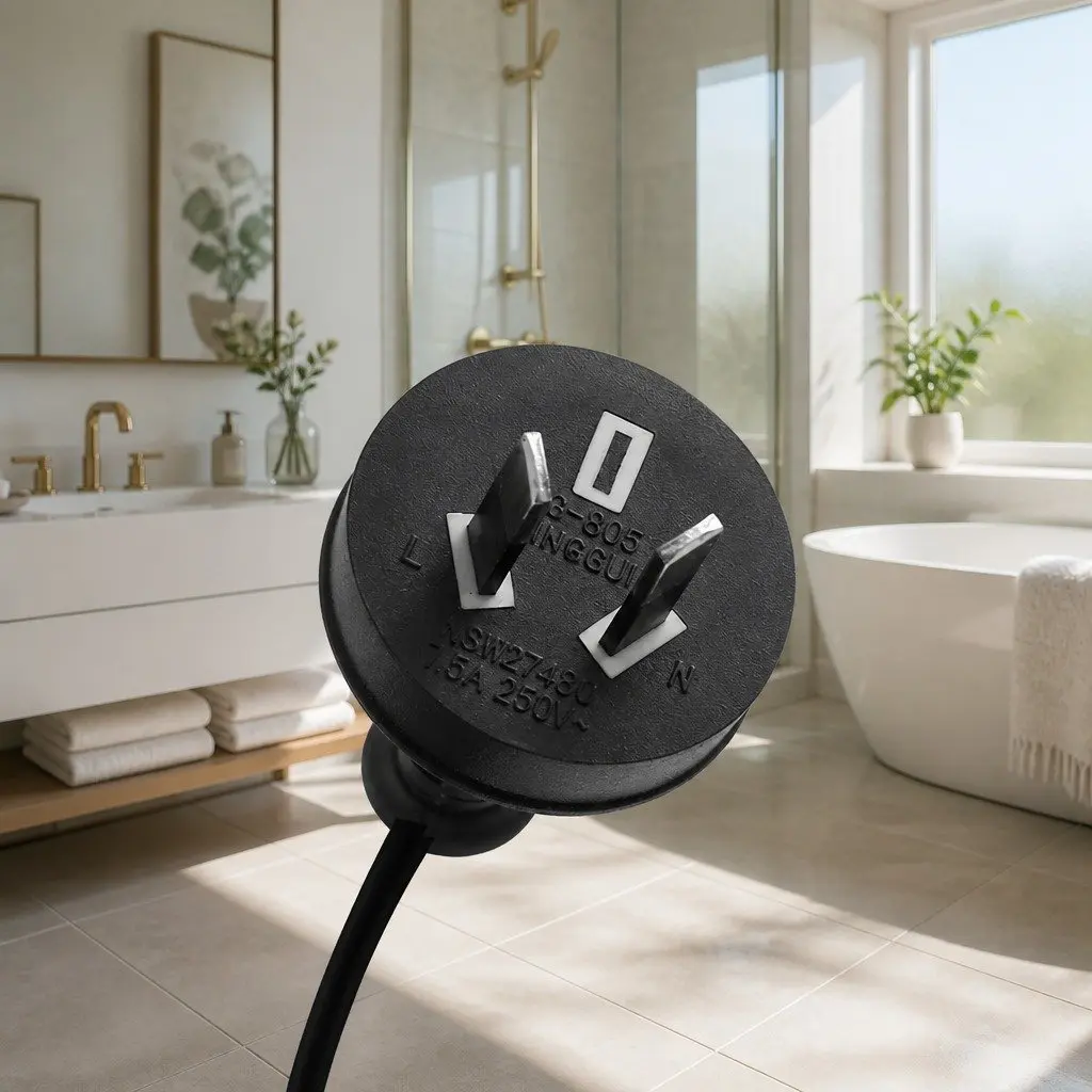 Round Wall Mirror 80cm LED Light Touch Control Bathroom Vanity Home Decor