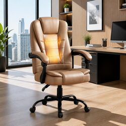 Specifications of Espresso PU Leather Massage Office Chair
