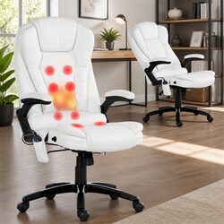 Specifications of 8 Point Massage Office Chair in White