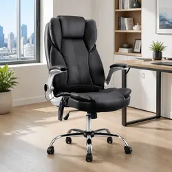 Specifications of 8-Point Massage Office Chair, Black