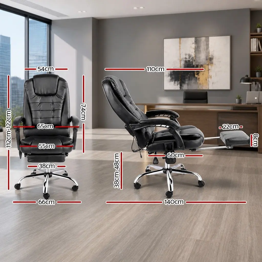Massage Chair for Office Use High Back Size Black