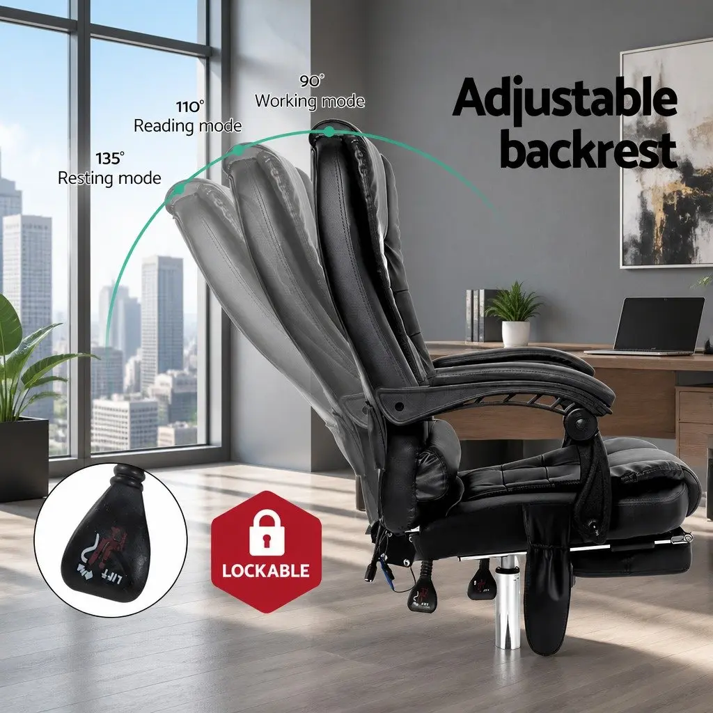 Massage Chair for Office Use High Back Size Black