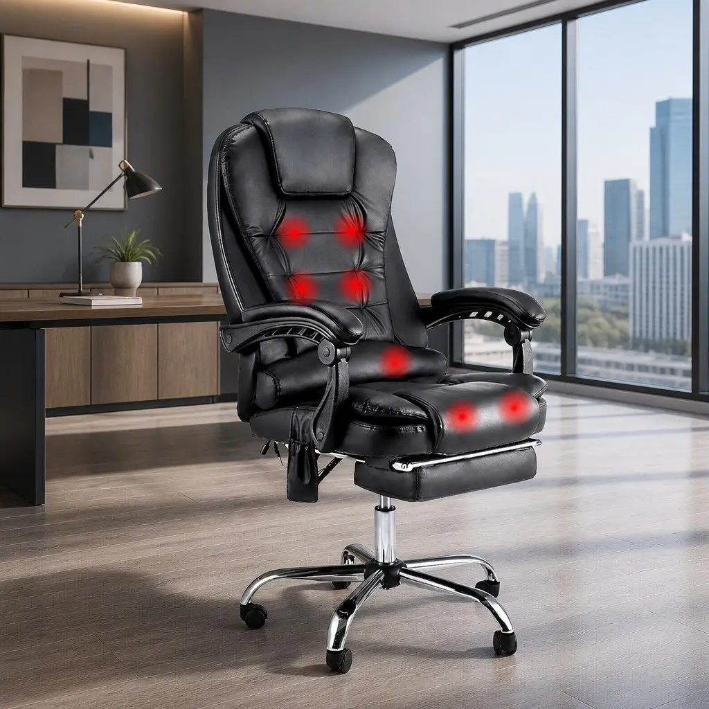 Massage Chair for Office Use High Back Size Black