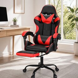 Red Black Massage Gaming Chair Specifications and Features