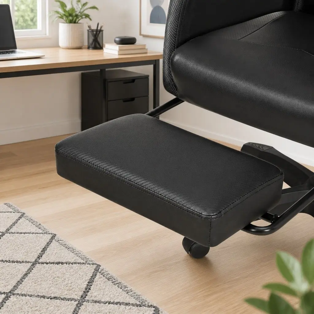 Massage Gaming Office Chair with Footrest