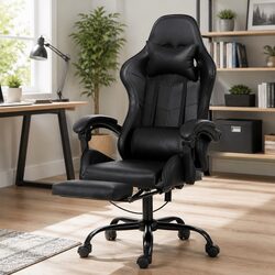 Ergonomic Gaming Office Chair with 6 Massage Points