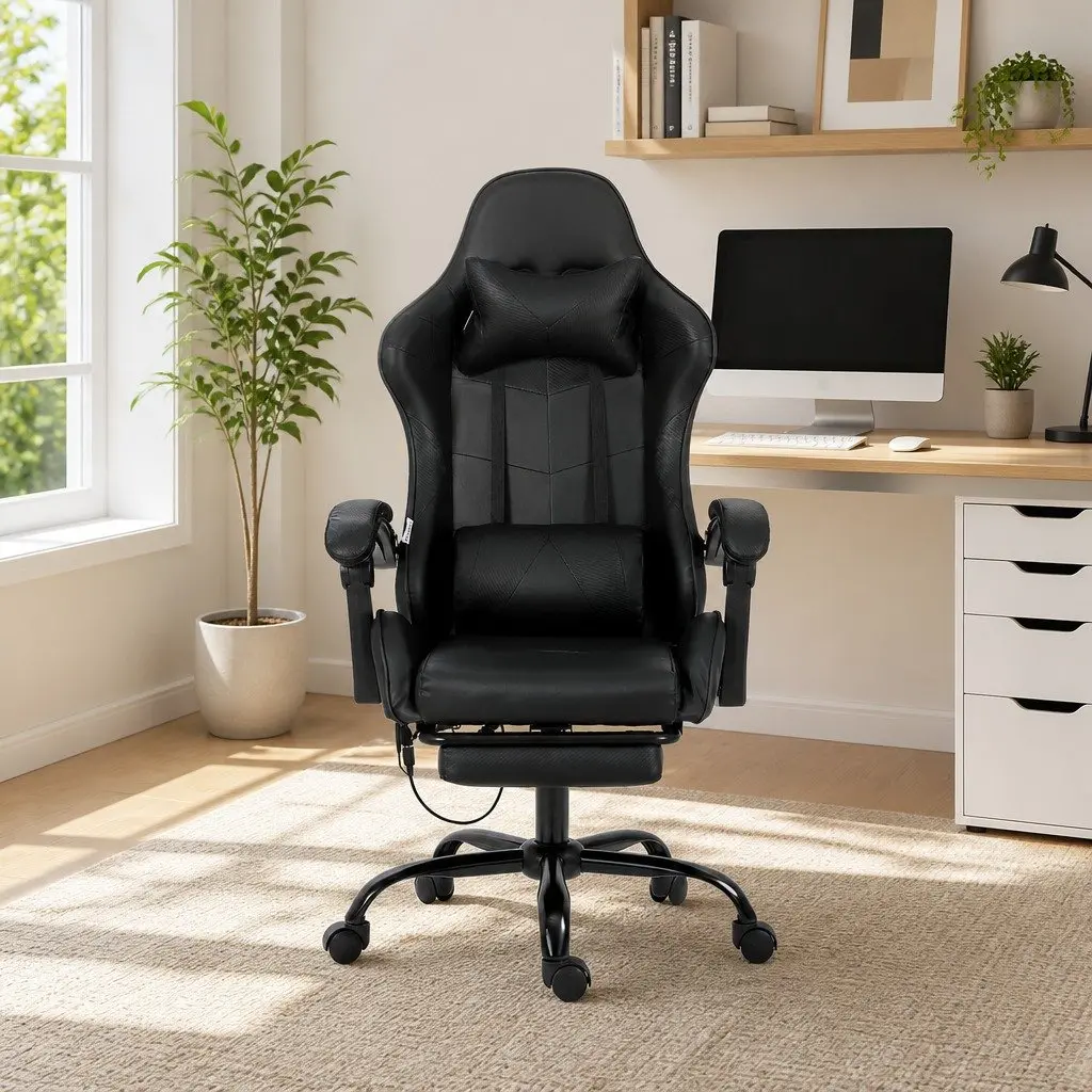 Ergonomic Gaming Office Chair with 6 Massage Points