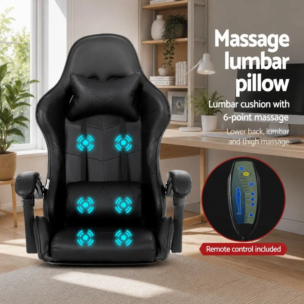 Ergonomic Gaming Office Chair with 6 Massage Points