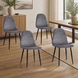 Specifications for Velvet Dining Chairs Set of 4