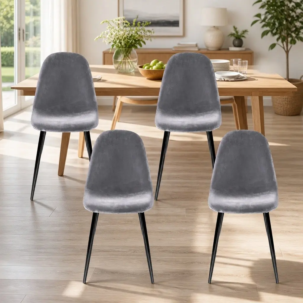 Velvet Dining Chairs Set of 4