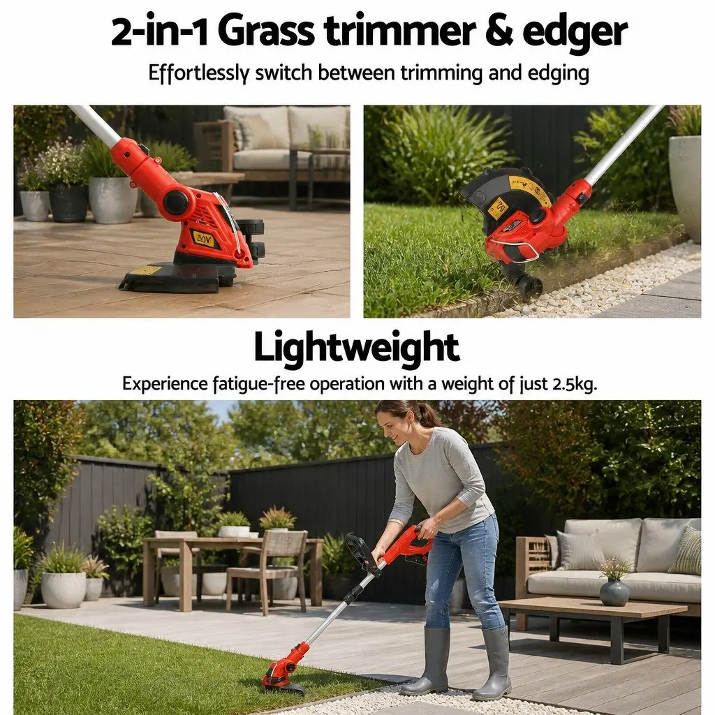 20V Cordless Line Trimmer and Edger