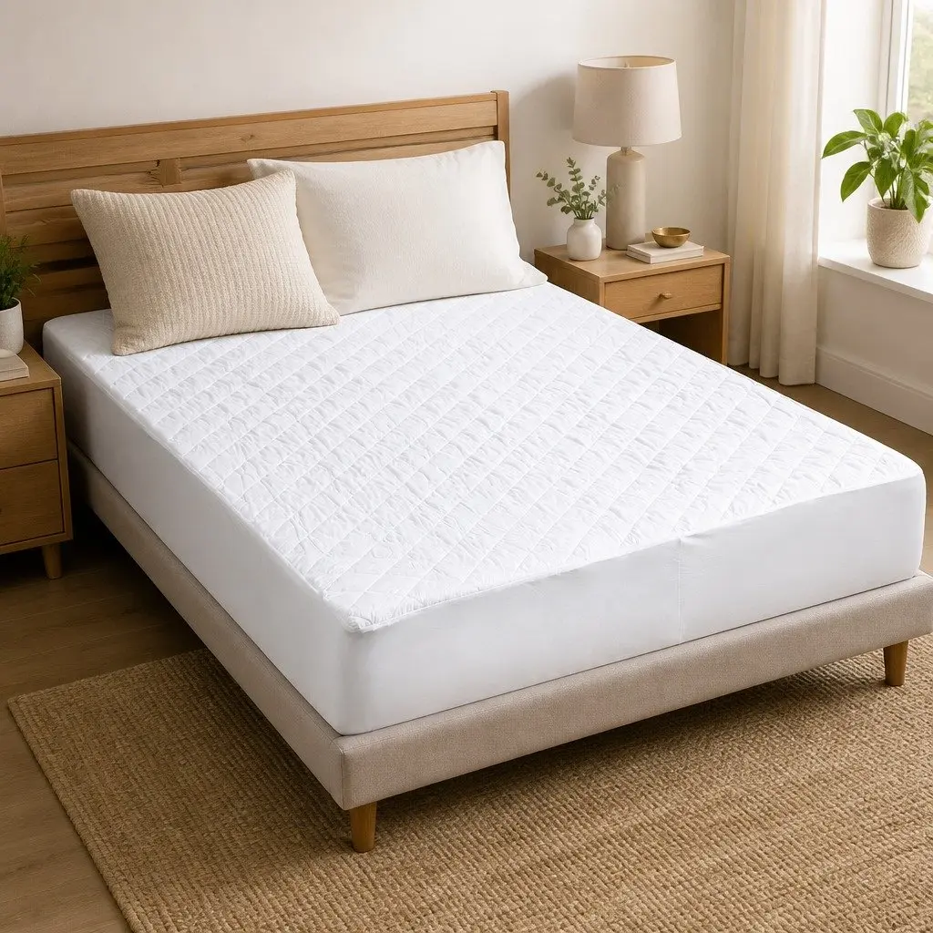 King Waterproof Microfiber Mattress Protector