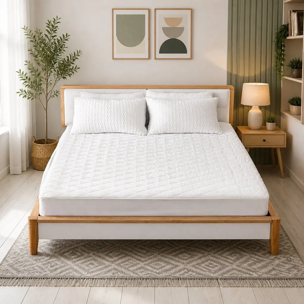 King Waterproof Microfiber Mattress Protector