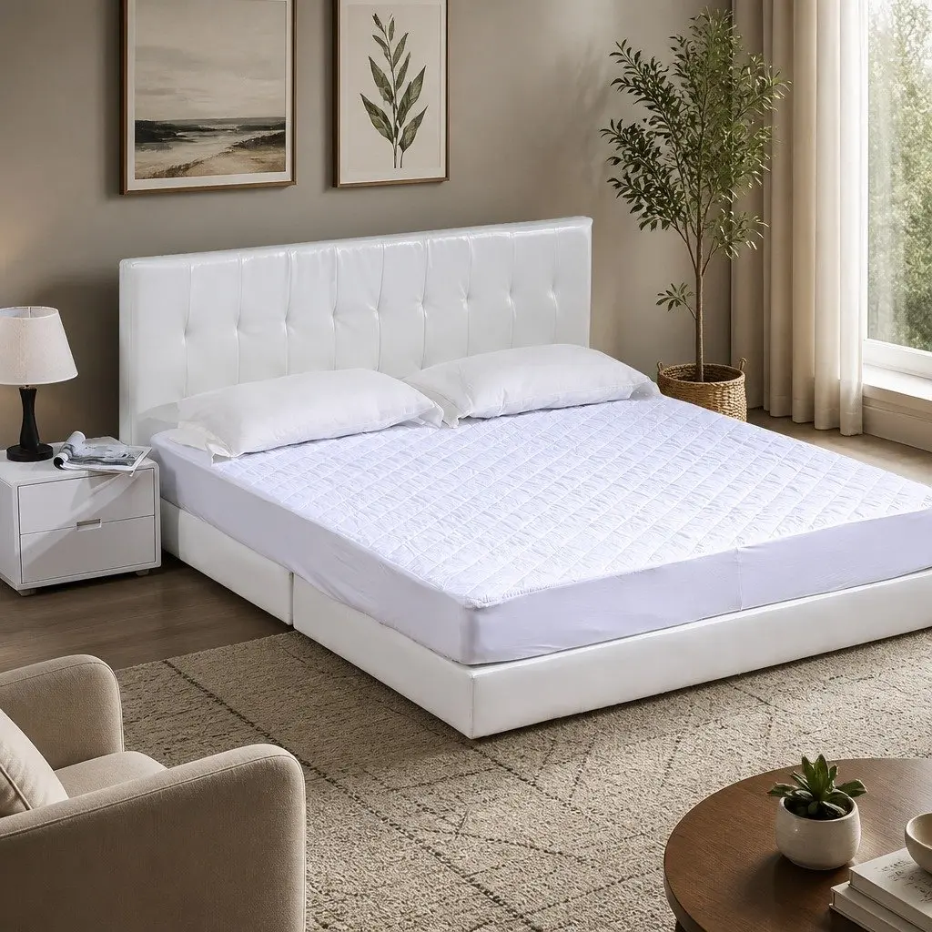 Fitted Waterproof Mattress Protector King Single