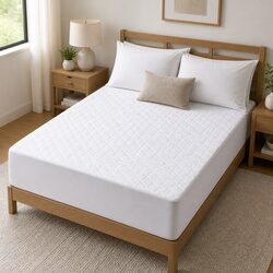 Single Mattress Protector Waterproof Microfibre with Dimensions and Features