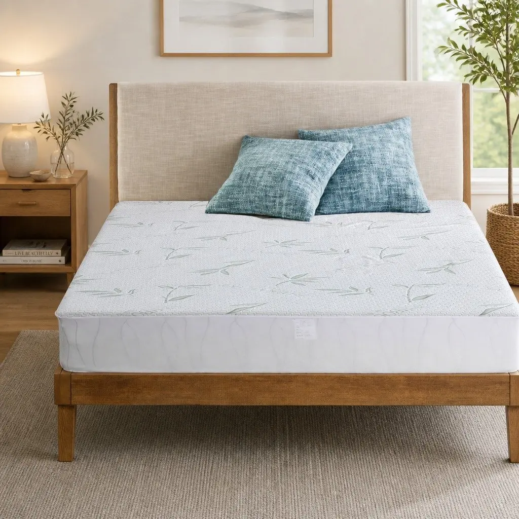 King Mattress Protector Waterproof Breathable Fitted Cover for Bedroom 203cm x 183cm