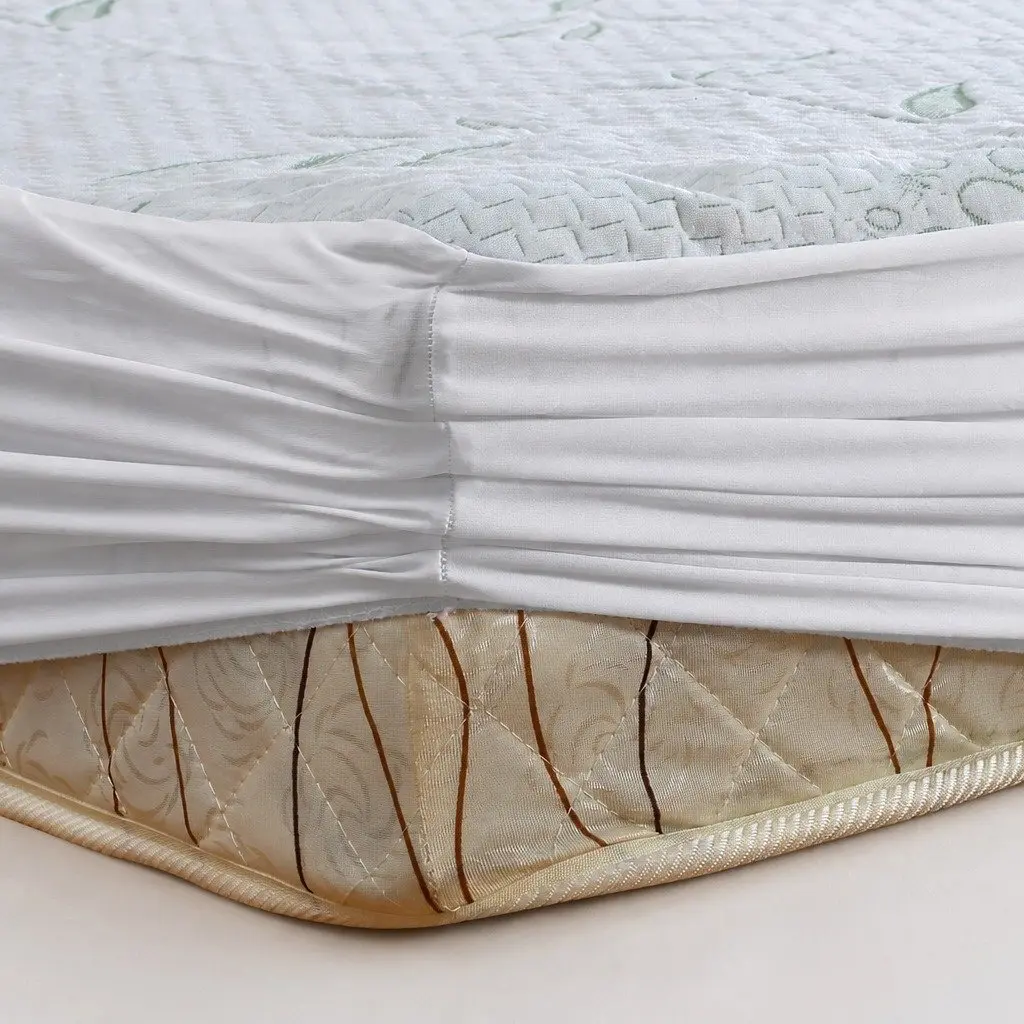 King Mattress Protector Waterproof Breathable Fitted Cover for Bedroom 203cm x 183cm