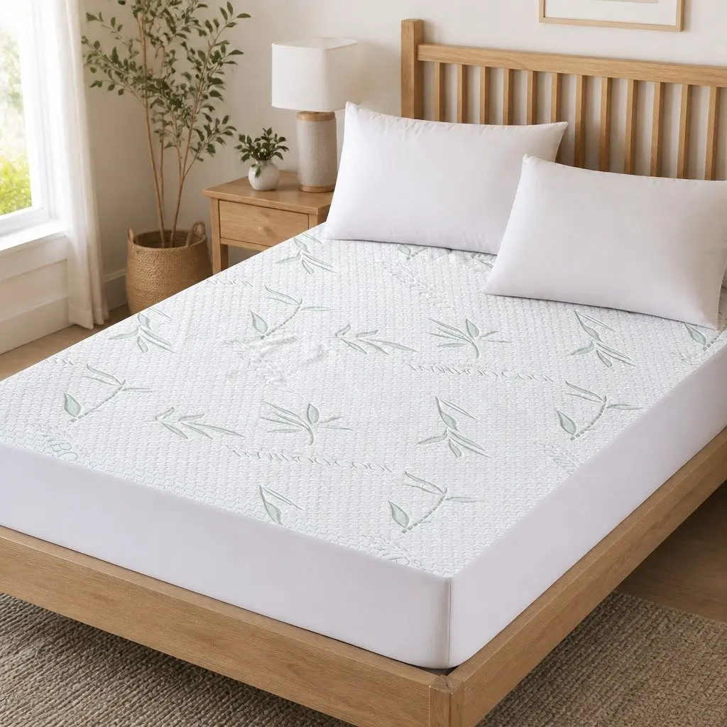 Super King Fitted Mattress Protector Waterproof Breathable Dust Mite Allergen