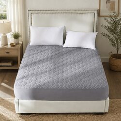 Queen Waterproof Bamboo Charcoal Mattress Protector Topper