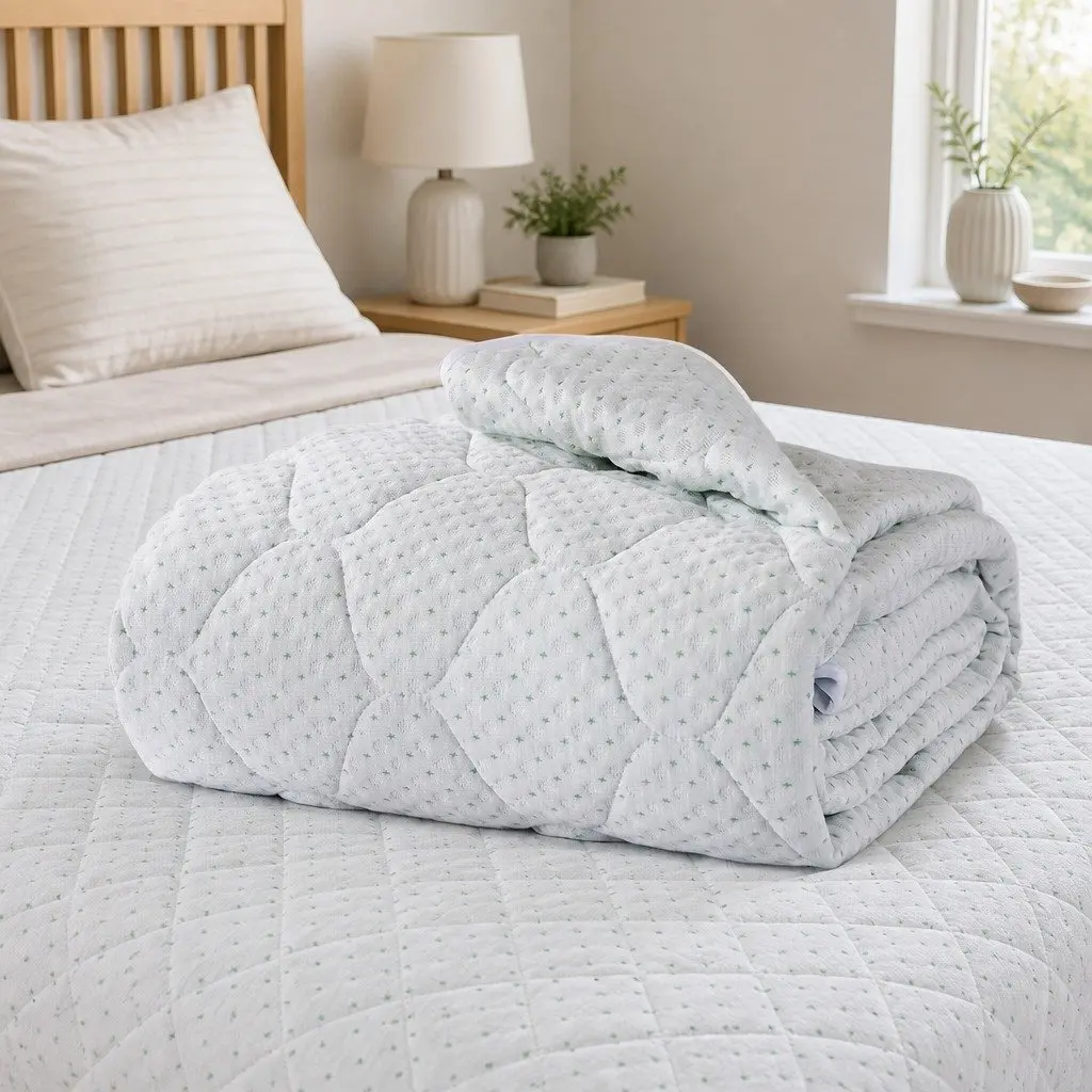 King Size Mattress Protector with Bamboo and Polyester