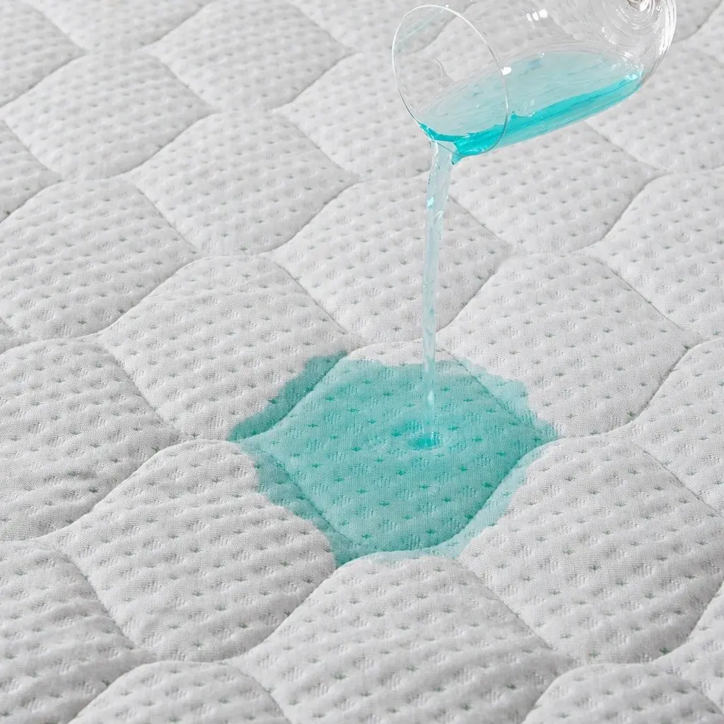 Mattress Protector Single Bamboo Fibre Quilted Waterproof Fitted 40cm