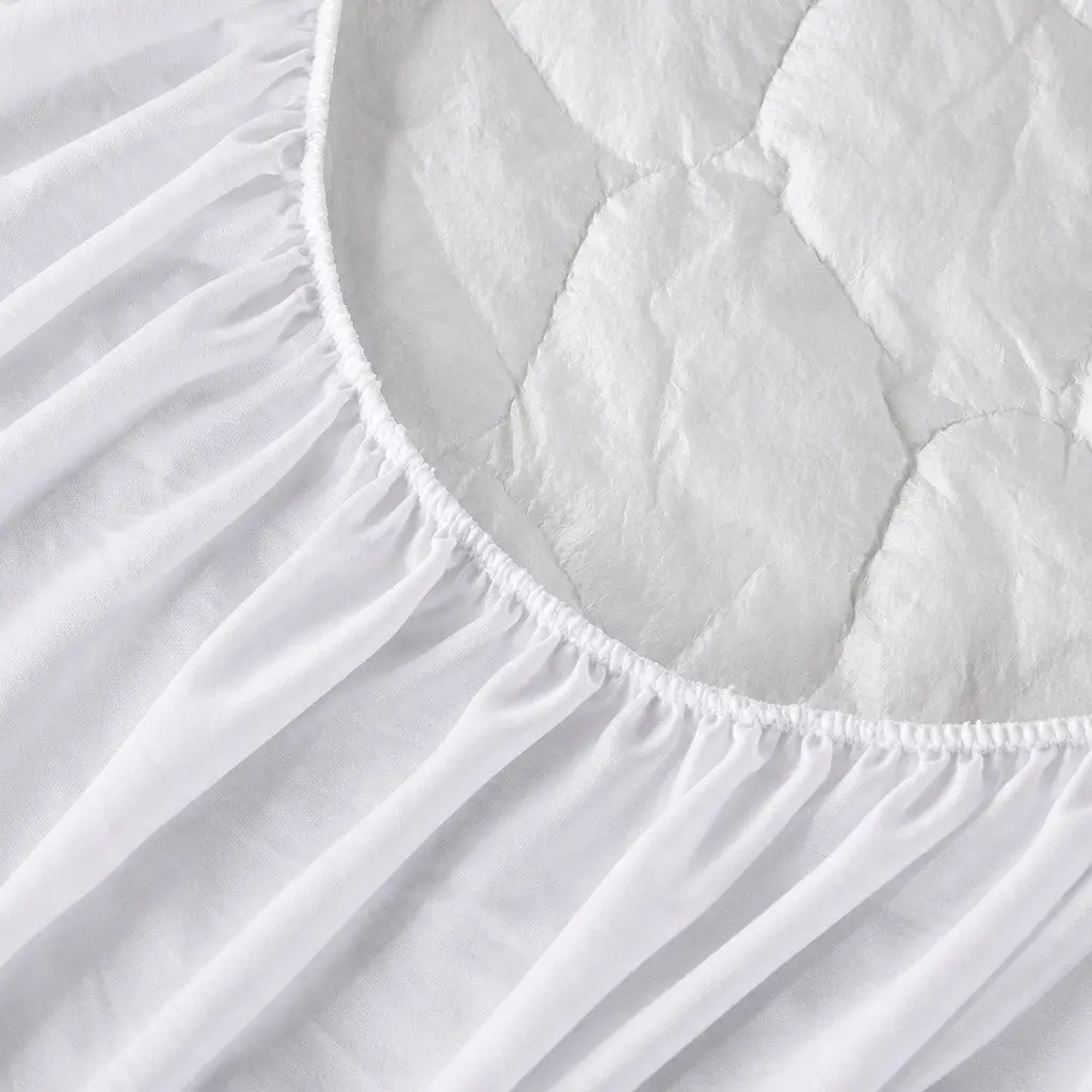 Mattress Protector Single Bamboo Fibre Quilted Waterproof Fitted 40cm