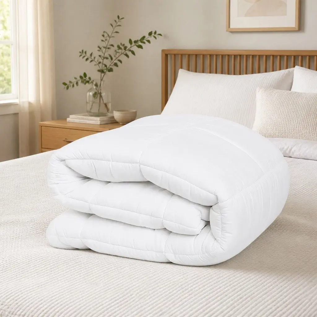 Single Mattress Topper Pillowtop 5cm Extra Thick Fitted Skirt Protector Cover