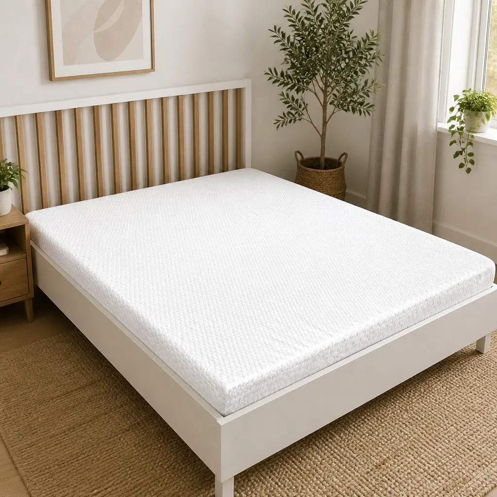Gel Memory Foam Mattress Topper Double Bed 8CM Ergonomic Support