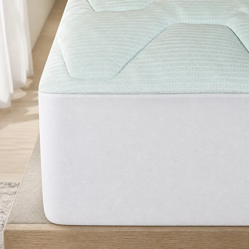 Single Mattress Topper Memory Foam Bamboo Cover Protector 91cm x 190cm