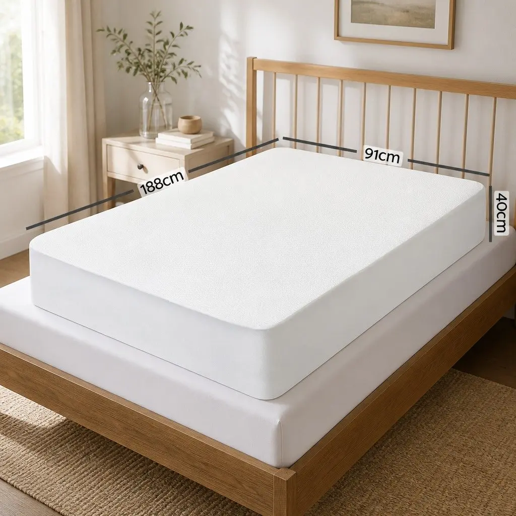 Single Bamboo Mattress Protector