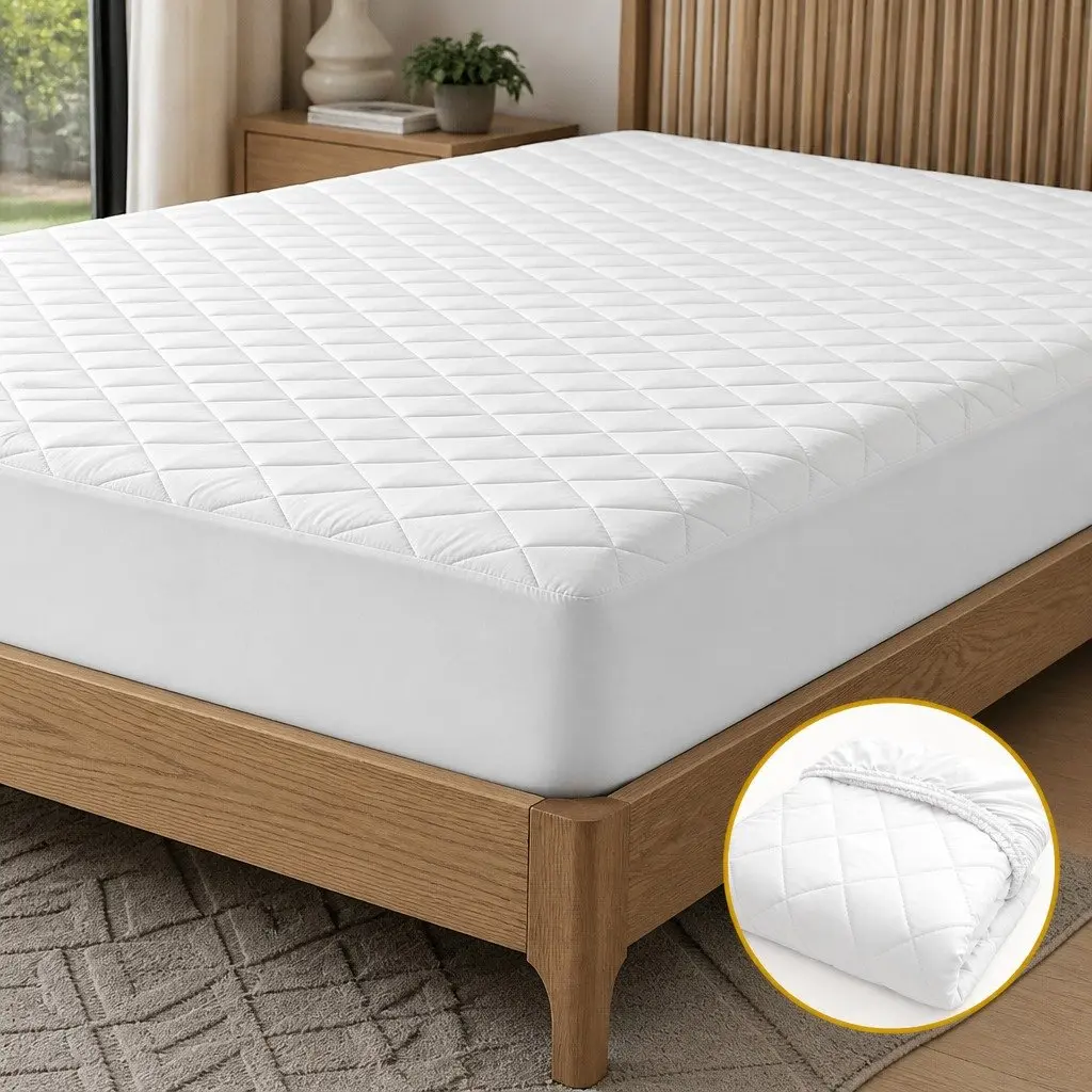 Quilted Waterproof King Mattress Protector