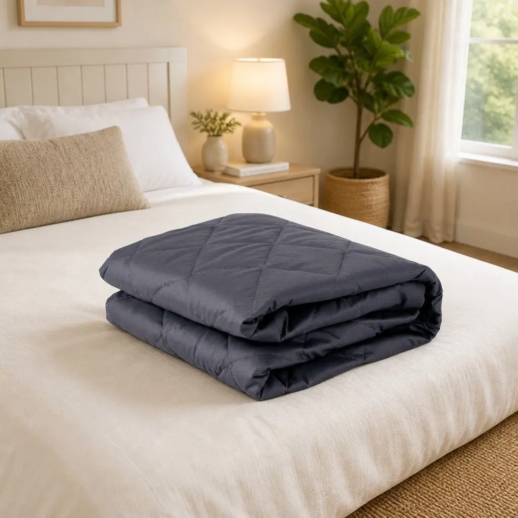 Microfiber Mattress Protector Queen Size Grey