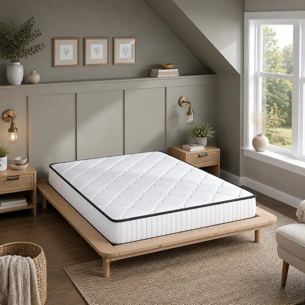 Queen Spring Mattress for Bedroom 203x153cm