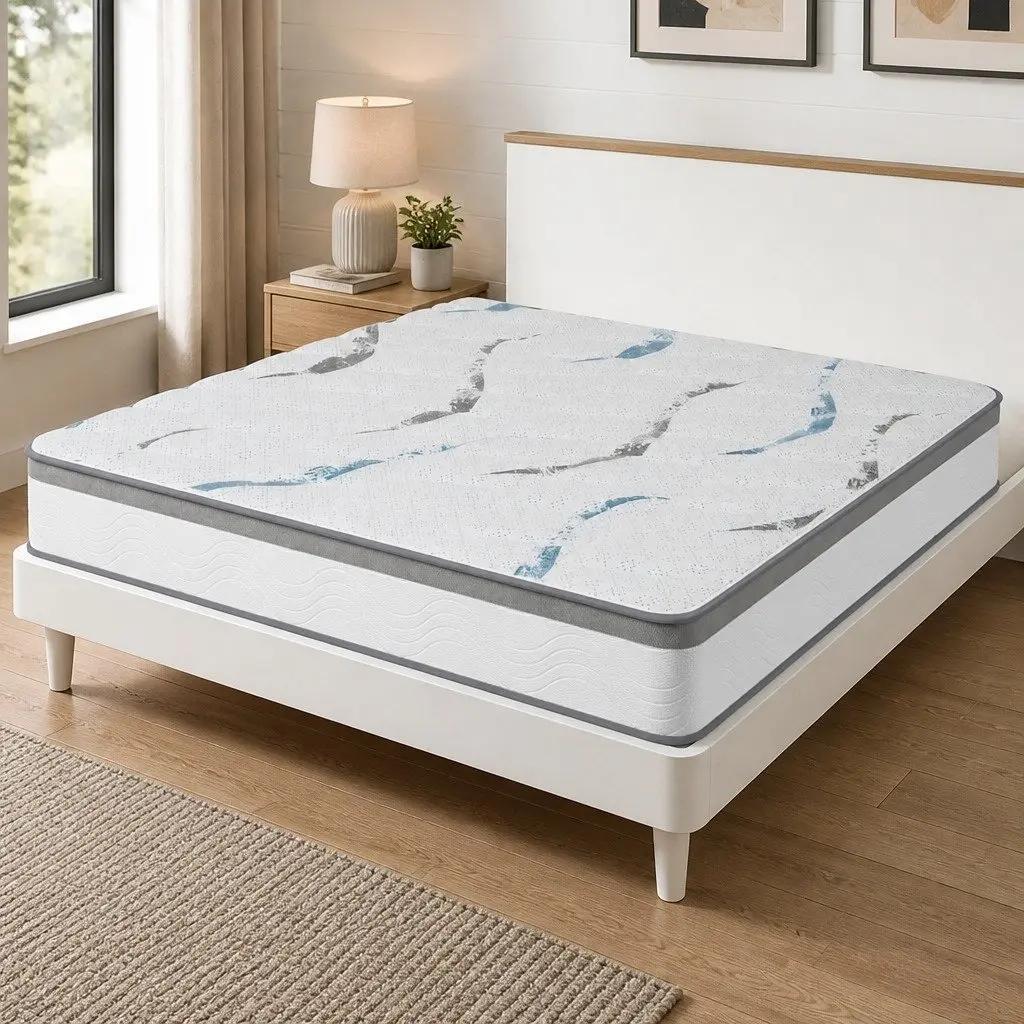 25cm Double Pocket Spring Mattress with 660 Coils