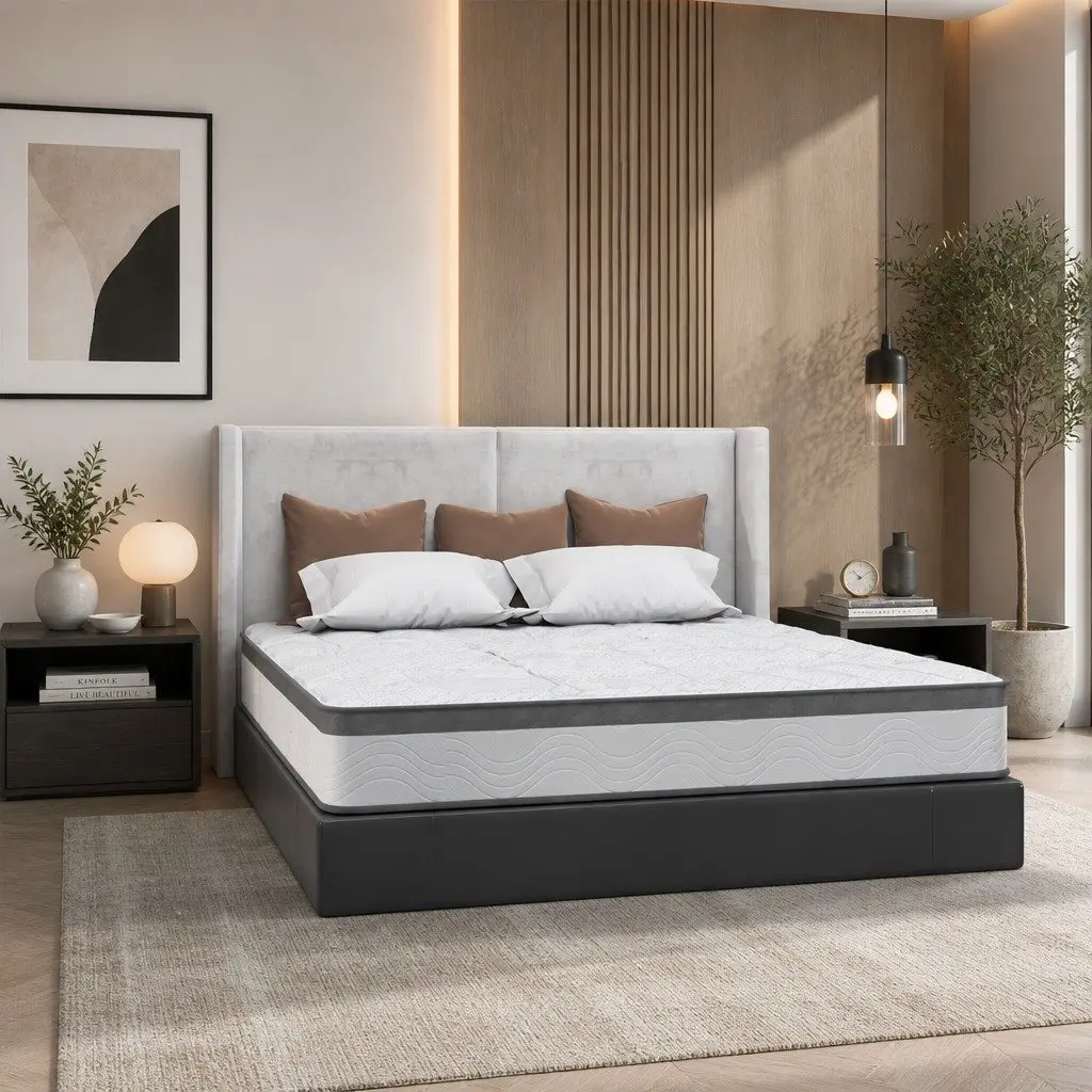 25cm Double Pocket Spring Mattress with 660 Coils