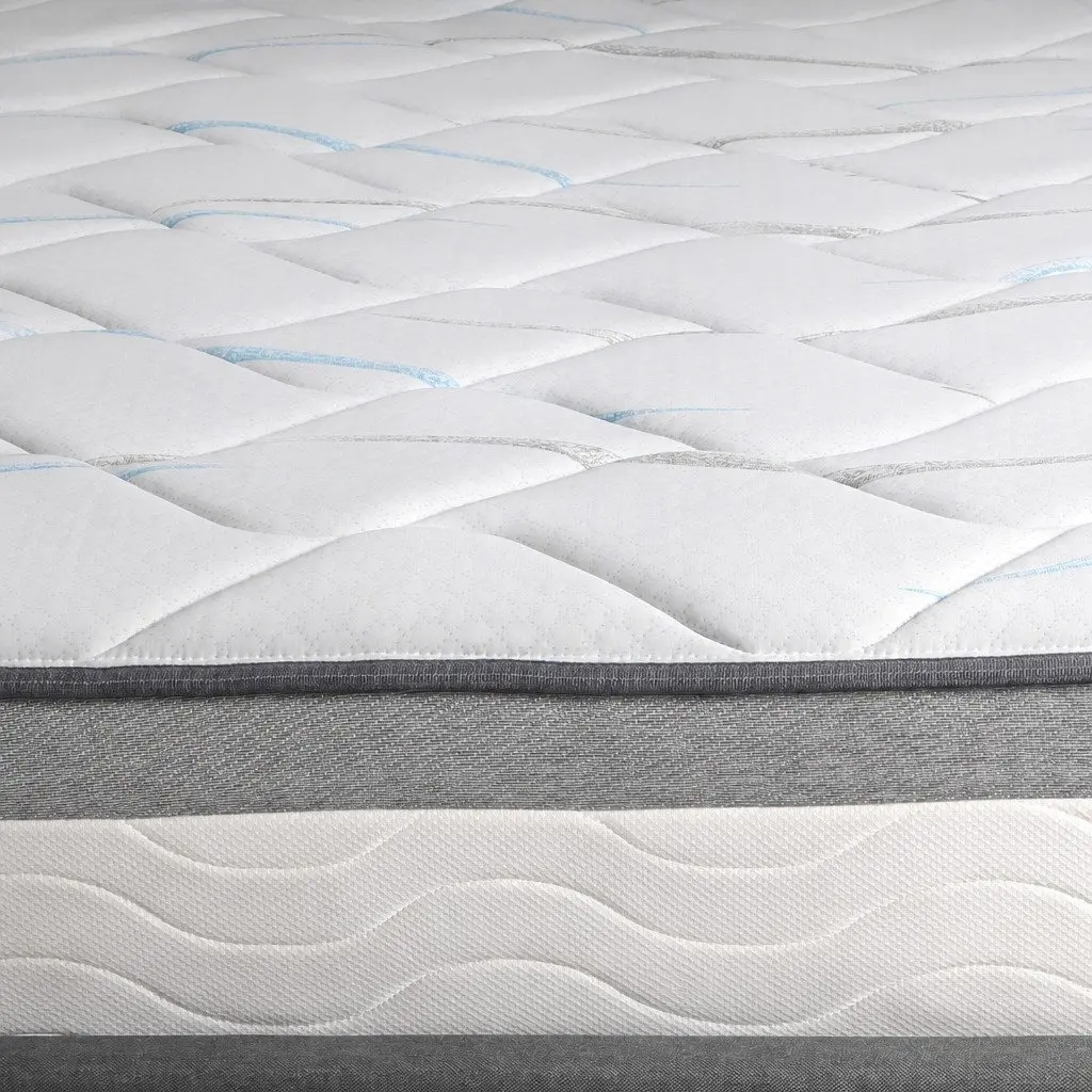 King Single Spring Mattress for Comfort Sleep 25cm Thick Pocket Coil Support