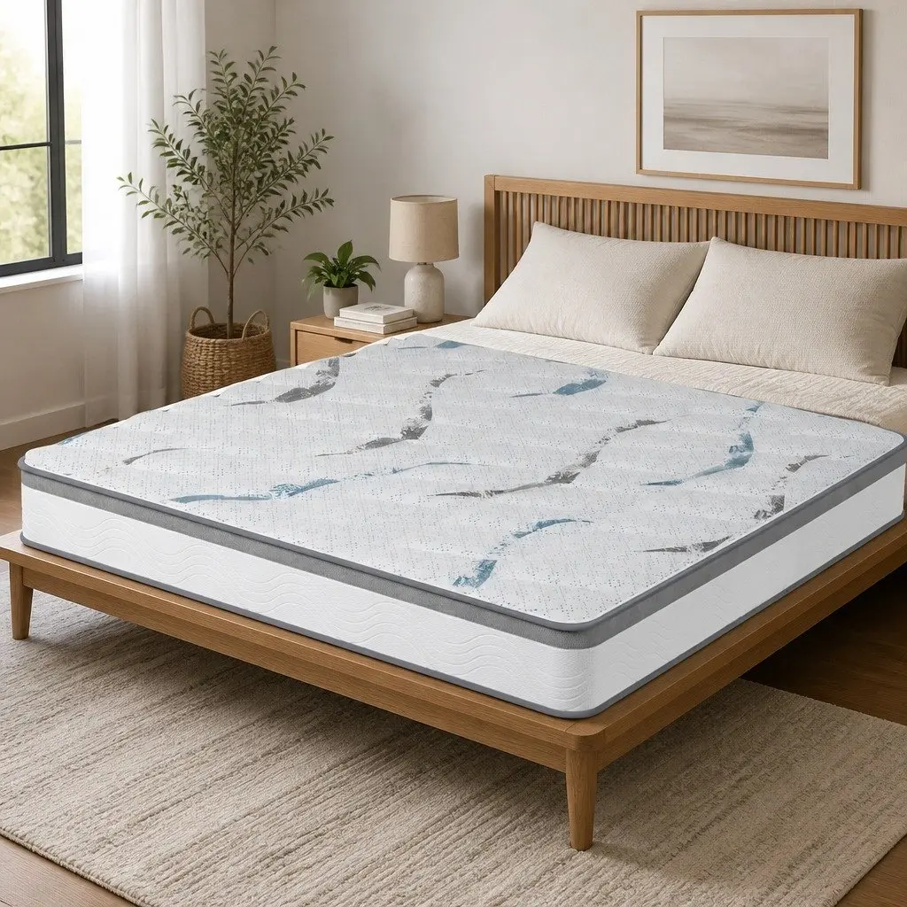 Spring Mattress King Size for Bedroom 25cm Thick Pocket Spring Comfort Support