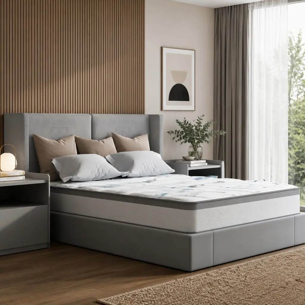 Spring Mattress King Size for Bedroom 25cm Thick Pocket Spring Comfort Support