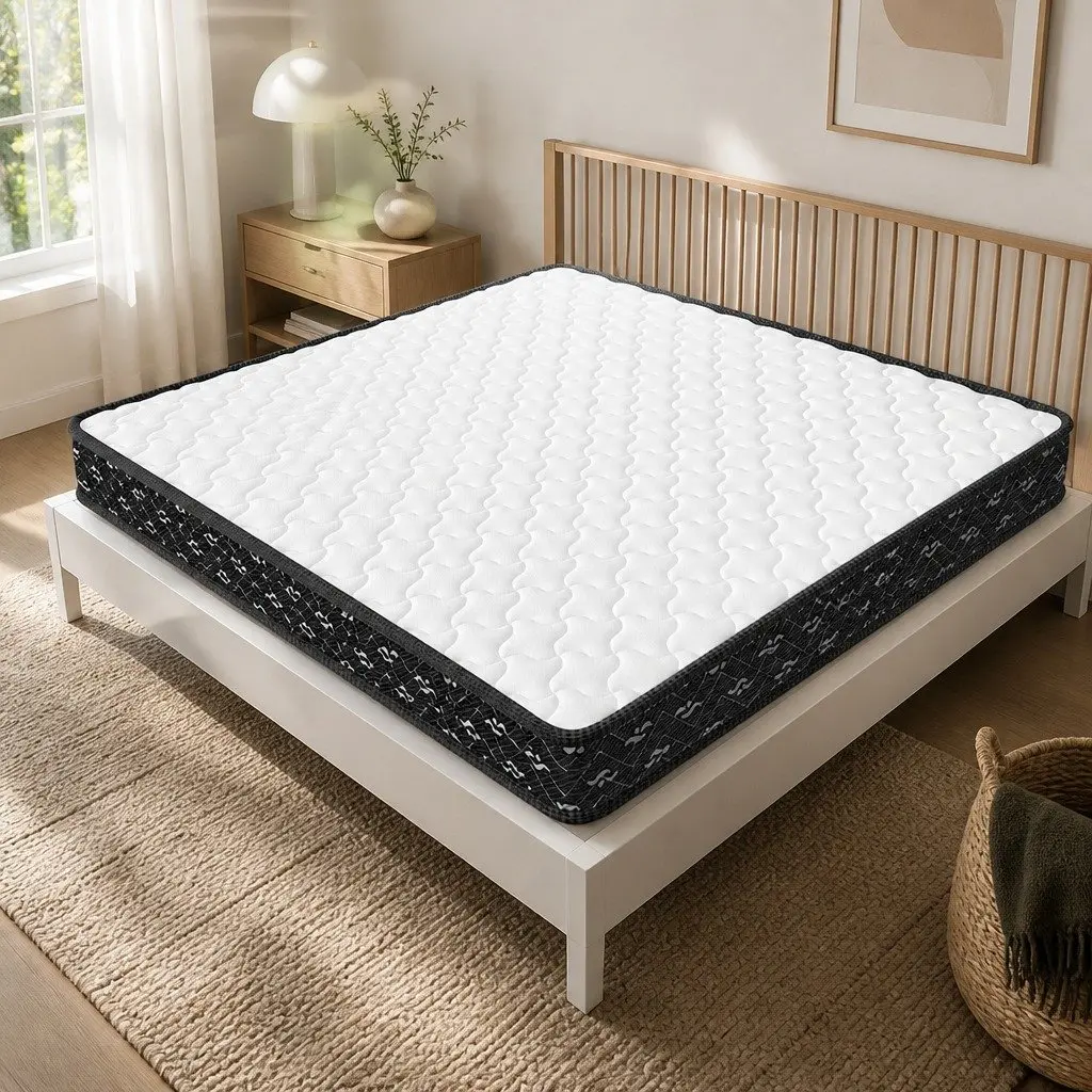 Single Spring Mattress 16cm Thick Bonnell Coil Bed Pocket Tight Support