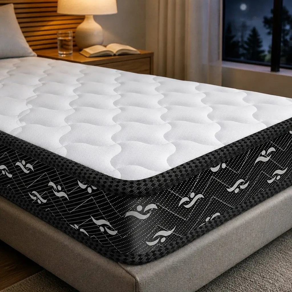 Single Spring Mattress 16cm Thick Bonnell Coil Bed Pocket Tight Support