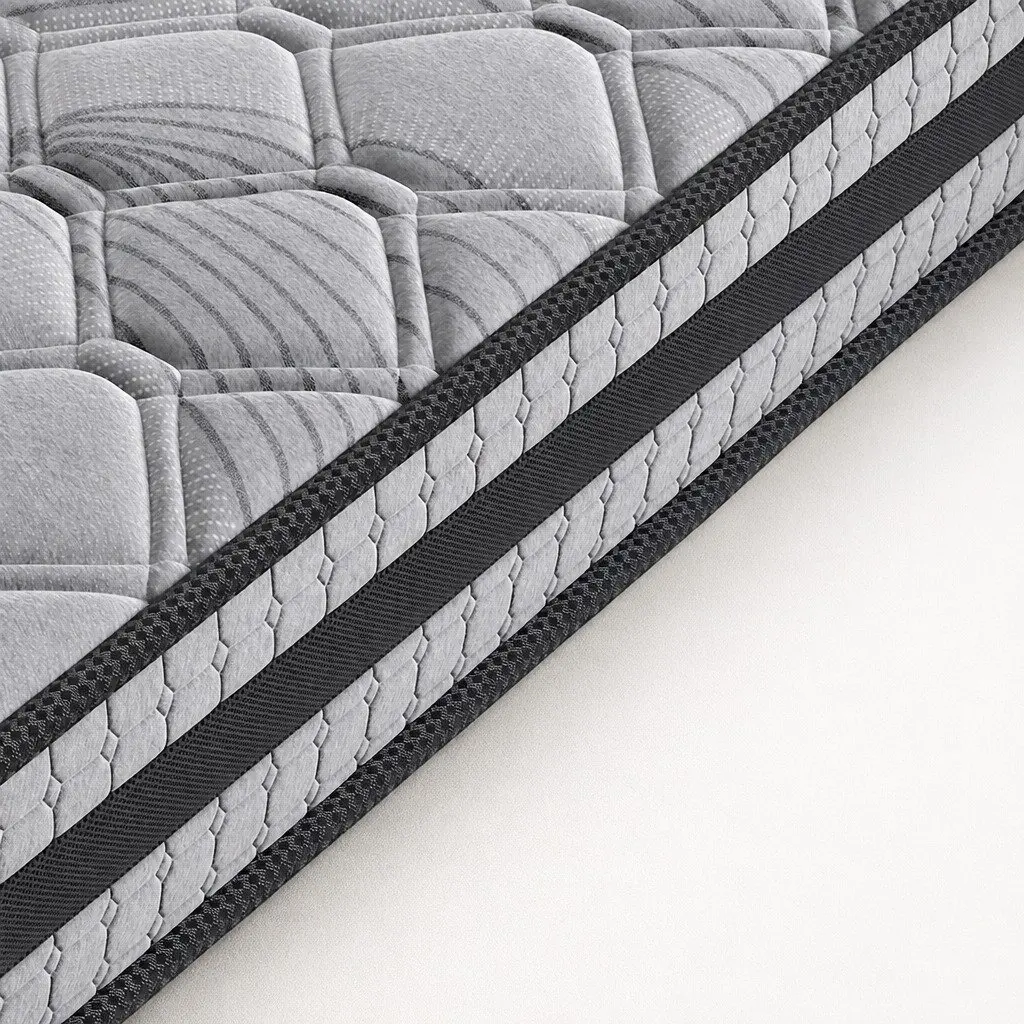 Double Pocket Spring Mattress for Bedroom 188cm x 138cm Medium Firm Sleep Support