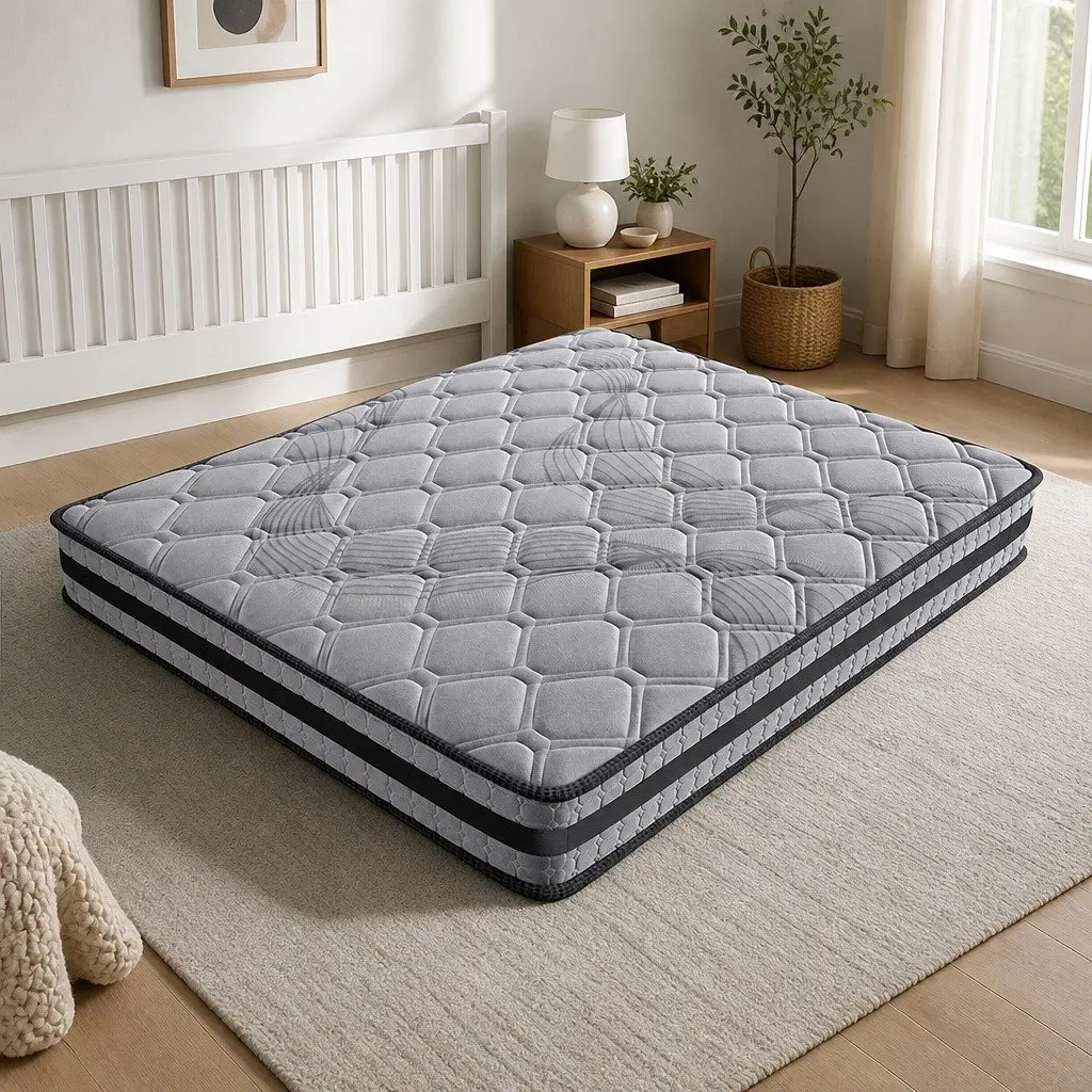 Pocket Spring Mattress King Size 5-Zone Medium Firm Sleep Support Comfort