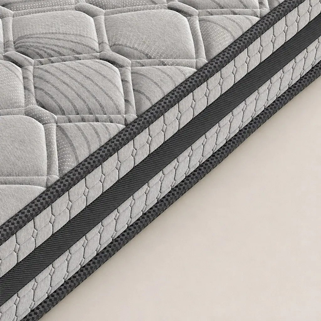 Single Pocket Spring Mattress Single Size 190cm x 91cm 5-Zone Medium Firm Support